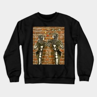 Graffiti Hearts [Digital Figure Illustration] Message on the Mortar Version 2 Crewneck Sweatshirt